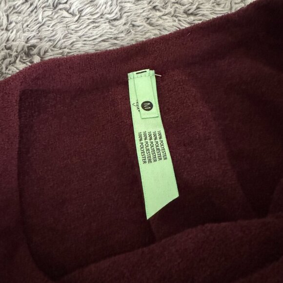 Honeydew | NWOT Maroon Cabernet Out of Office Sleep Sweatshirt Size Medium - Picture 5 of 9